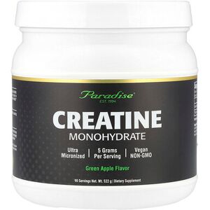 Paradise Herbs, Creatine Monohydrate, Green Apple, 522 g Paradise Herbs, Creatine Monohydrate, Green Apple, 522 g