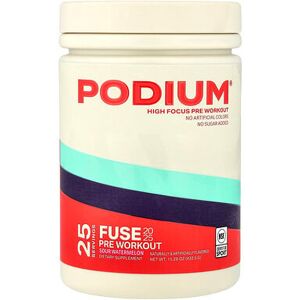 Podium Nutrition, Fuse 2025 Pre Workout, Sour Watermelon, 15.26 oz (432.5 g) Podium Nutrition, Fuse 2025 Pre Workout, Sour Watermelon, 15.26 oz (432.5 g)