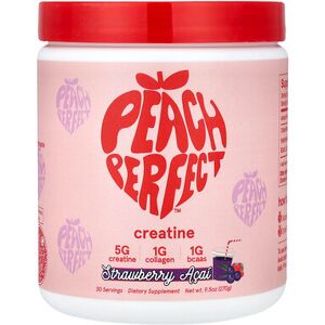 Peach Perfect, Creatine, Strawberry Acai, 9.5 oz (270 g) Peach Perfect, Creatine, Strawberry Acai, 9.5 oz (270 g)