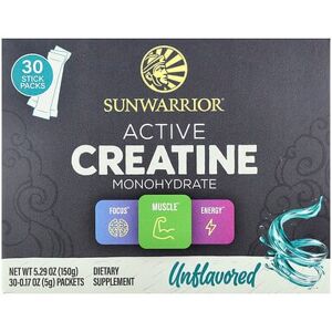 Sunwarrior, Active Creatine Monohydrate, Unflavored, 30 Packets, 0.17 oz (5 g) Each Sunwarrior, Active Creatine Monohydrate, Unflavored, 30 Packets, 0.17 oz (5 g) Each