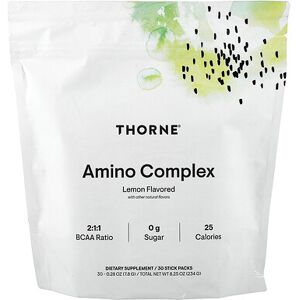 Thorne, Amino Complex, Lemon, 30 Stick Packs, 0.28 oz (7.8 g) Each Thorne, Amino Complex, Lemon, 30 Stick Packs, 0.28 oz (7.8 g) Each
