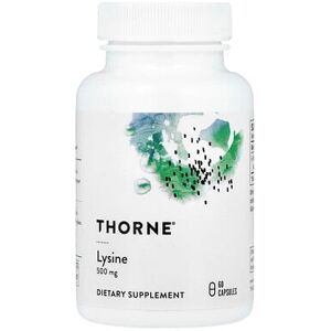 Thorne, Lysine, 500 mg, 60 Capsules Thorne, Lysine, 500 mg, 60 Capsules