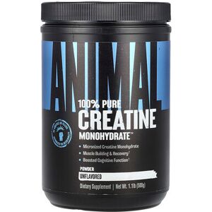 Animal, 100% Pure Creatine Monohydrate™ Powder, Unflavored, 1.1 lb (500 g) Animal, 100% Pure Creatine Monohydrate™ Powder, Unflavored, 1.1 lb (500 g)