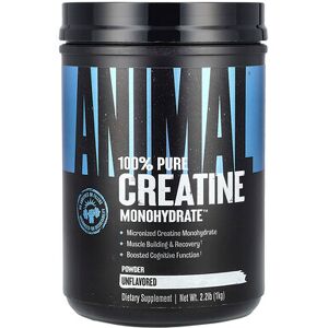 Animal, 100% Pure Creatine Monohydrate™ Powder, Unflavored, 2.2 lb (1 kg) Animal, 100% Pure Creatine Monohydrate™ Powder, Unflavored, 2.2 lb (1 kg)