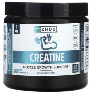 Zhou Nutrition, Creatine, Unflavored, 5 g, 7.94 oz (225 g) Zhou Nutrition, Creatine, Unflavored, 5 g, 7.94 oz (225 g)