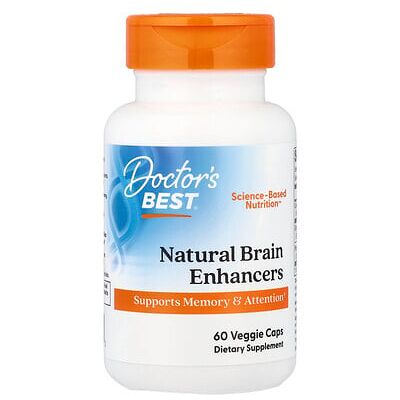 Doctor's Best, Natural Brain Enhancers, 60 Veggie Caps Doctor's Best, Natural Brain Enhancers, 60 Veggie Caps