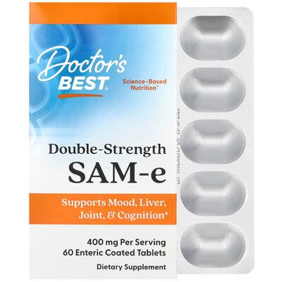 Doctor's Best SAM-e Double Strength 400 mg - Dietary Supplement Doctor's Best SAM-e Double Strength 400 mg - Dietary Supplement