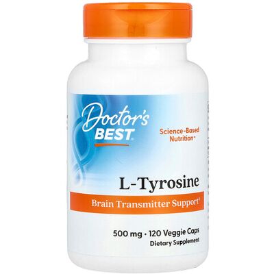 Doctor's Best L-Tyrosine 500mg - Brain & Thyroid Support Doctor's Best L-Tyrosine 500mg - Brain & Thyroid Support
