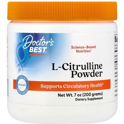 Doctor's Best L-Citrulline Powder - 200g Dietary Supplement Doctor's Best L-Citrulline Powder - 200g Dietary Supplement