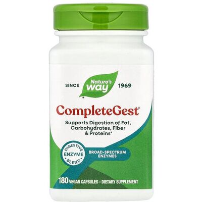 Nature's Way, CompleteGest®, 180 Vegan Capsules Nature's Way, CompleteGest®, 180 Vegan Capsules