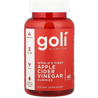 Goli Nutrition Apple Cider Vinegar Gummies (60 pcs.) Goli Nutrition Apple Cider Vinegar Gummies (60 pcs.)