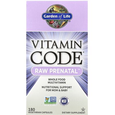 Garden of Life Vitamin Code RAW Prenatal - Supports Mother & Baby Garden of Life Vitamin Code RAW Prenatal - Supports Mother & Baby