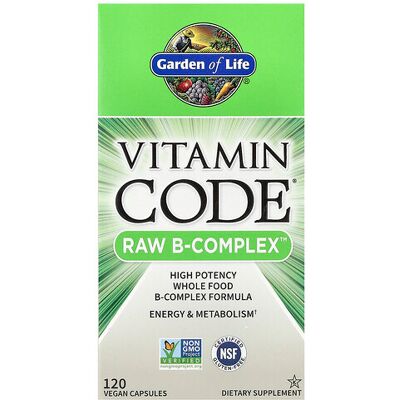 Garden of Life Vitamin Code Raw B-Complex - Dietary Supplements Garden of Life Vitamin Code Raw B-Complex - Dietary Supplements