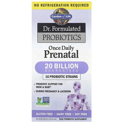 Garden of Life Dr. Formulated Prenatal Probiotics - 30 Veg Capsules Garden of Life Dr. Formulated Prenatal Probiotics - 30 Veg Capsules