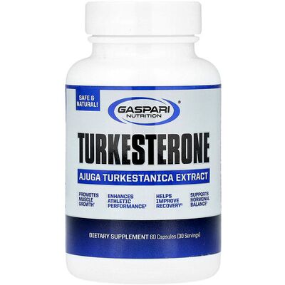 Gaspari Nutrition, Turkesterone, 60 Capsules Gaspari Nutrition, Turkesterone, 60 Capsules