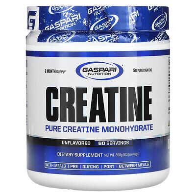 Gaspari Nutrition, Creatine, Unflavored, 300 g Gaspari Nutrition, Creatine, Unflavored, 300 g