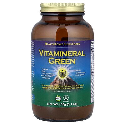 HealthForce Vitamineral Green - 150g Vegan Superfood Powder HealthForce Vitamineral Green - 150g Vegan Superfood Powder
