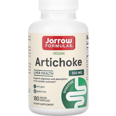 Jarrow Formulas Artichoke 500mg - Liver & Digestion Support Jarrow Formulas Artichoke 500mg - Liver & Digestion Support