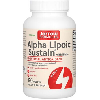 Jarrow Formulas - Alpha Lipoic Sustain - 300 mg, 120 Tablets Jarrow Formulas - Alpha Lipoic Sustain - 300 mg, 120 Tablets