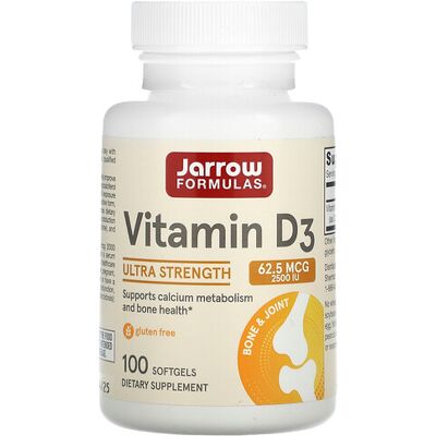 Jarrow Formulas Vitamin D3 2500 IU - Dietary Supplement Jarrow Formulas Vitamin D3 2500 IU - Dietary Supplement