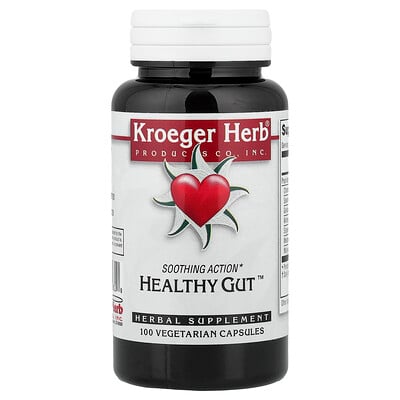 Kroeger Herb Co, Healthy Gut™, 100 Vegetarian Capsules Kroeger Herb Co, Healthy Gut™, 100 Vegetarian Capsules