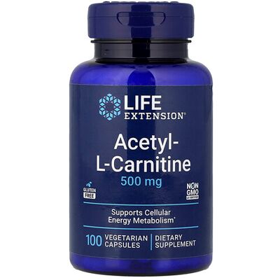 Life Extension Acetyl-l-carnitine 500 Mg - dietary supplement Life Extension Acetyl-l-carnitine 500 Mg - dietary supplement