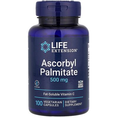 Life Extension Ascorbyl Palmitate 500 mg Vegetarian Capsules - Dietary Supplements Life Extension Ascorbyl Palmitate 500 mg Vegetarian Capsules - Dietary Supplements