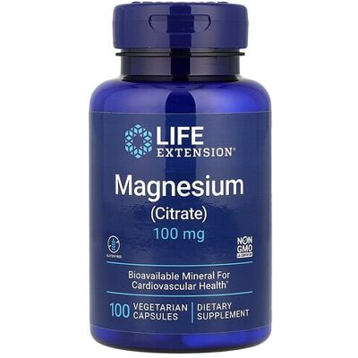 Life Extension Magnesium Citrate 160 mg - Dietary Supplement Life Extension Magnesium Citrate 160 mg - Dietary Supplement