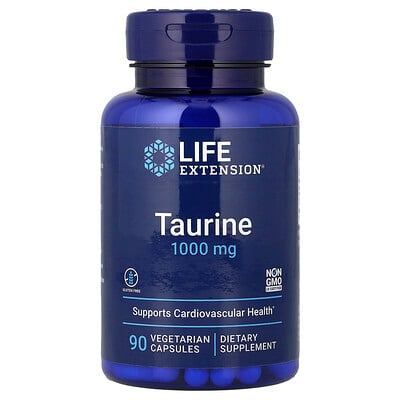 Life Extension Taurine 1000mg Vegetarian Capsules - Dietary Supplements Life Extension Taurine 1000mg Vegetarian Capsules - Dietary Supplements