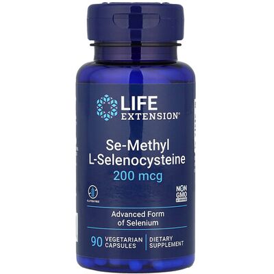 Life Extension Selenium-Methyl L-Selenocysteine - 200 mcg - 90 Veggie Capsules Life Extension Selenium-Methyl L-Selenocysteine - 200 mcg - 90 Veggie Capsules