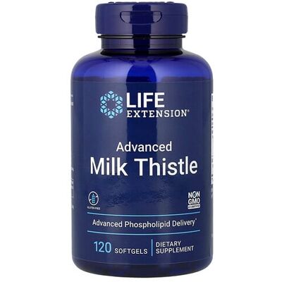 Life Extension European Milk Thistle - Advanced Phospholipid Delivery - Liver Support Life Extension European Milk Thistle - Advanced Phospholipid Delivery - Liver Support