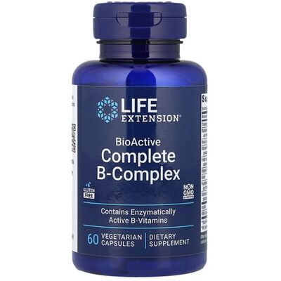Life Extension Bioactive Complete B Complex - Boosts Energy Production & Promotes Metabolism Life Extension Bioactive Complete B Complex - Boosts Energy Production & Promotes Metabolism