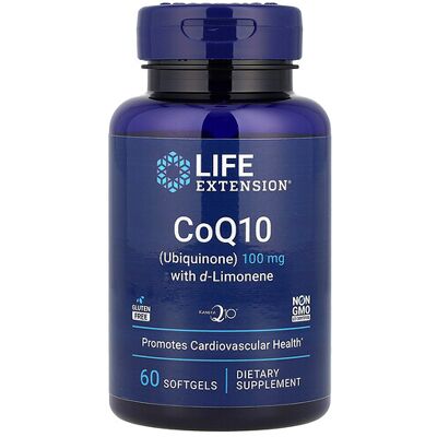 Life Extension Super-Absorbable CoQ10 - Ubiquinone, 100mg, 60 Softgels Life Extension Super-Absorbable CoQ10 - Ubiquinone, 100mg, 60 Softgels