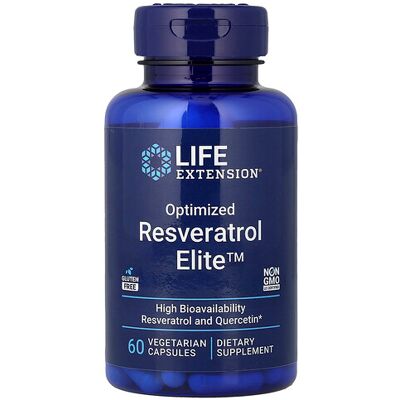 Life Extension Optimized Resveratrol Elite - Heart & Brain Support Life Extension Optimized Resveratrol Elite - Heart & Brain Support