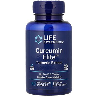 Life Extension Curcumin Elite Turmeric Extract - Supports Joint, Heart & Brain Life Extension Curcumin Elite Turmeric Extract - Supports Joint, Heart & Brain