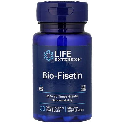 Life Extension Bio Fisetin 30 Vegetarian Capsules - Dietary Supplement Life Extension Bio Fisetin 30 Vegetarian Capsules - Dietary Supplement