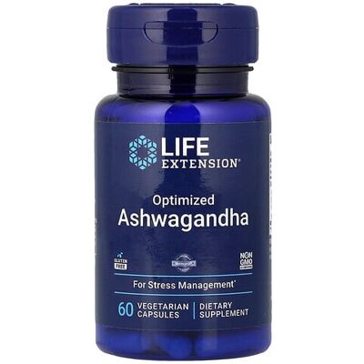 Life Extension Europe Optimized Ashwagandha Extract capsules (60 pcs.) Life Extension Europe Optimized Ashwagandha Extract capsules (60 pcs.)