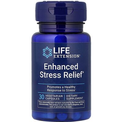 Life Extension Natural Stress Relief - Vegetarian Capsules Life Extension Natural Stress Relief - Vegetarian Capsules