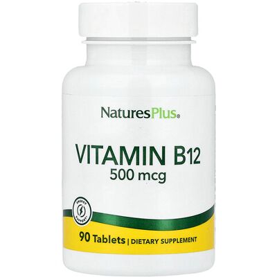 NaturesPlus Vitamin B12 500 mcg - Vitamins & Supplements NaturesPlus Vitamin B12 500 mcg - Vitamins & Supplements