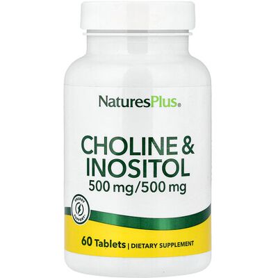 Nature's Plus Choline Complex with Inositol 500mg - 60 Softgels Nature's Plus Choline Complex with Inositol 500mg - 60 Softgels