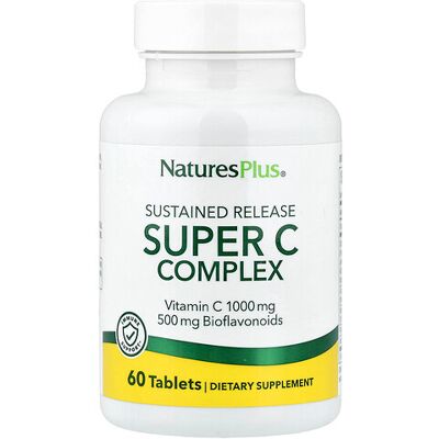 Nature's Plus Super C Complex - Extended-Release Vitamin C Supplement Nature's Plus Super C Complex - Extended-Release Vitamin C Supplement