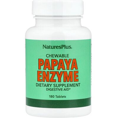 NaturesPlus Chewable Papaya Enzyme - Digestive Supplement NaturesPlus Chewable Papaya Enzyme - Digestive Supplement