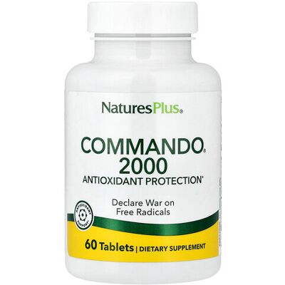 Natures Plus Commando 2000 - Antioxidant Support Supplements Natures Plus Commando 2000 - Antioxidant Support Supplements
