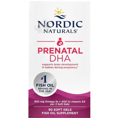 Nordic Naturals Prenatal DHA 830mg + 400IU D3 Unflavored Softgels 90 - Prenatal DHA Omega-3 Supplement Nordic Naturals Prenatal DHA 830mg + 400IU D3 Unflavored Softgels 90 - Prenatal DHA Omega-3 Supplement