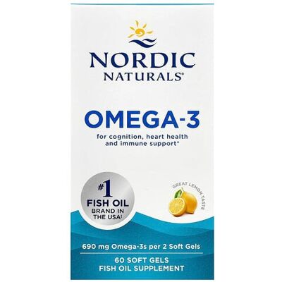 Nordic Naturals Lemon Omega-3 Softgels - Dietary Supplements Nordic Naturals Lemon Omega-3 Softgels - Dietary Supplements
