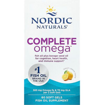 Nordic Naturals Omega Complete Lemon 1000 mg - Heart, Brain, Skin Nordic Naturals Omega Complete Lemon 1000 mg - Heart, Brain, Skin