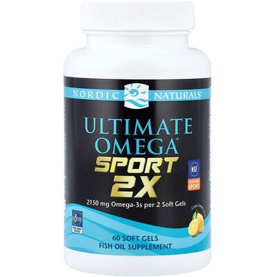 Nordic Naturals Ultimate Omega 2X Sport - 2150mg - 60 Softgels Nordic Naturals Ultimate Omega 2X Sport - 2150mg - 60 Softgels