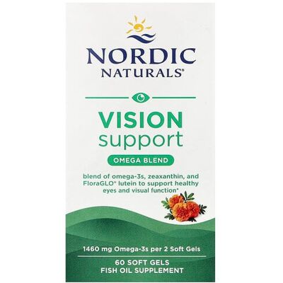 Nordic Naturals - Vision Support - Omega Blend 1460 mg - 60 Softgels Nordic Naturals - Vision Support - Omega Blend 1460 mg - 60 Softgels