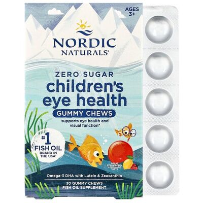 Nordic Naturals Kids Eye Health Gummies - No Sugar - 30 Chews Nordic Naturals Kids Eye Health Gummies - No Sugar - 30 Chews
