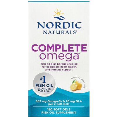 Nordic Naturals Lemon Complete Omega 565mg Softgels Nordic Naturals Lemon Complete Omega 565mg Softgels
